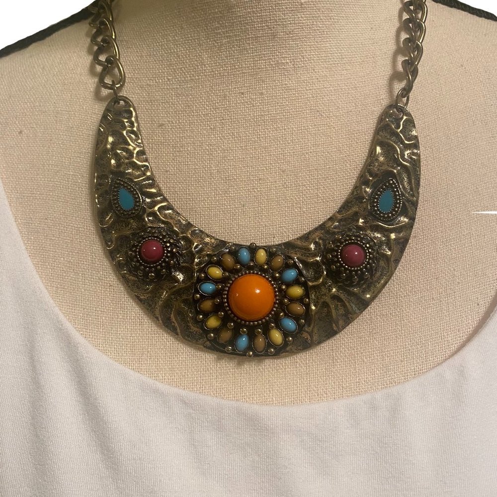 Gold Toned Torque Necklace